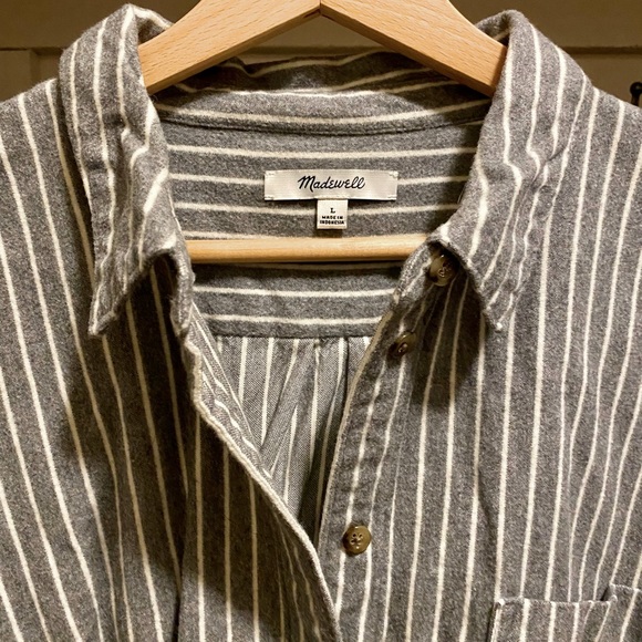 Madewell Striped flannel - Picture 1 of 6